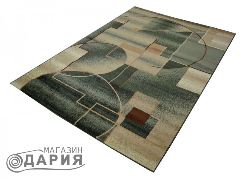 Тъкан персийски килим Blue stones 3085_green