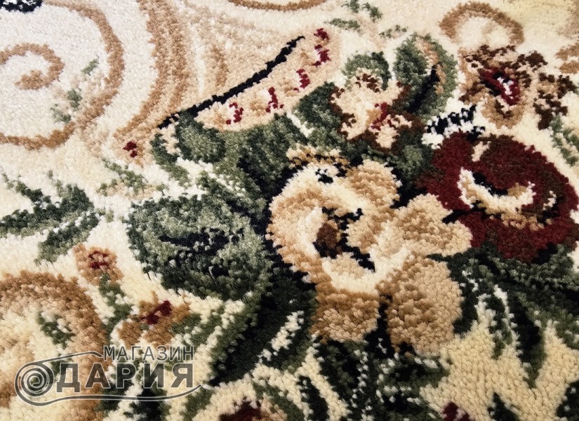 Тъкан персийски килим Blue stones 1798 cream