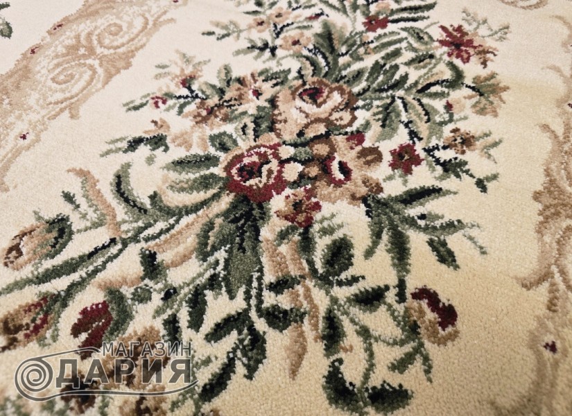 Тъкан персийски килим Blue stones 1798 cream