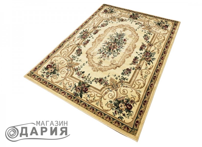 Тъкан персийски килим Blue stones 1798 cream