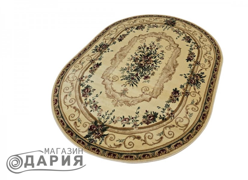 Тъкан персийски килим Blue stones 1798 cream