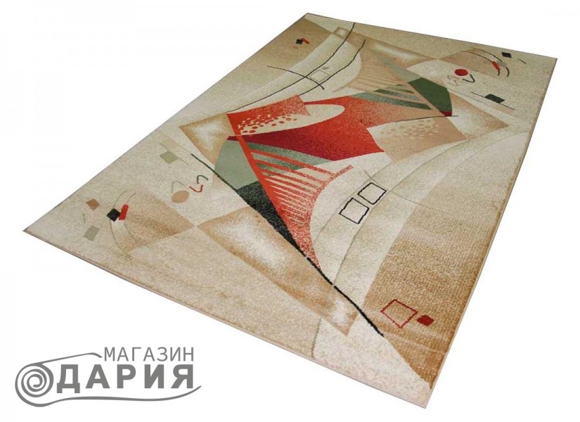 Тъкан персийски килим Blue stones 1790_beige-terra