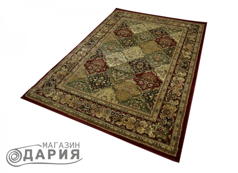 Тъкан персийски килим Blue stones 1773 red