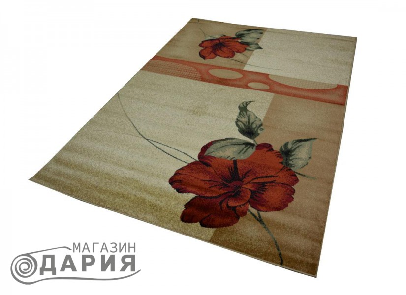 Тъкан персийски килим Blue stones 1791_BEIGE