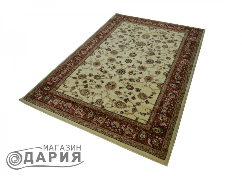 Тъкан персийски килим Blue stones 1807_cream