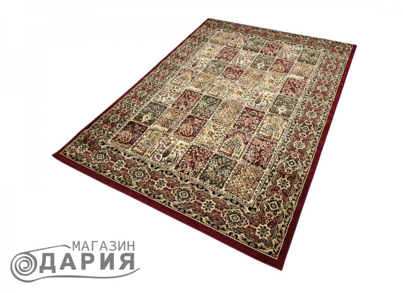 Тъкан персийски килим Blue stones 1815 red
