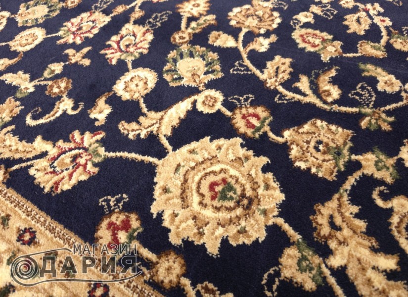 Тъкан персийски килим Blue stones 2723 blue