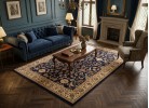Тъкан персийски килим Blue stones 2723 blue