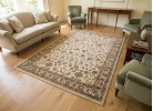 Тъкан персийски килим Blue stones 2723_cream