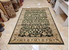 Тъкан персийски килим Blue stones 2723_green