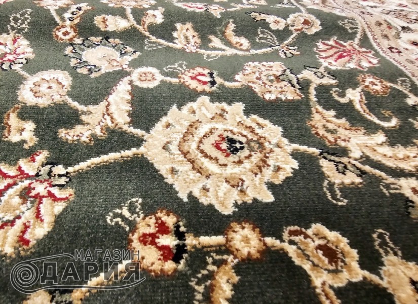 Тъкан персийски килим Blue stones 2723_green