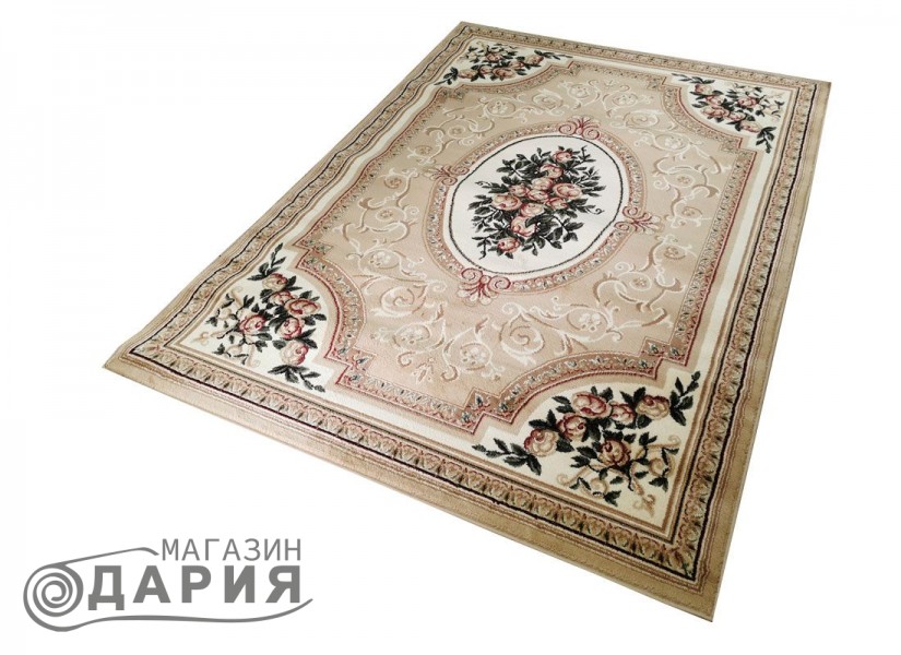 Тъкан персийски килим Blue stones 5261_beige