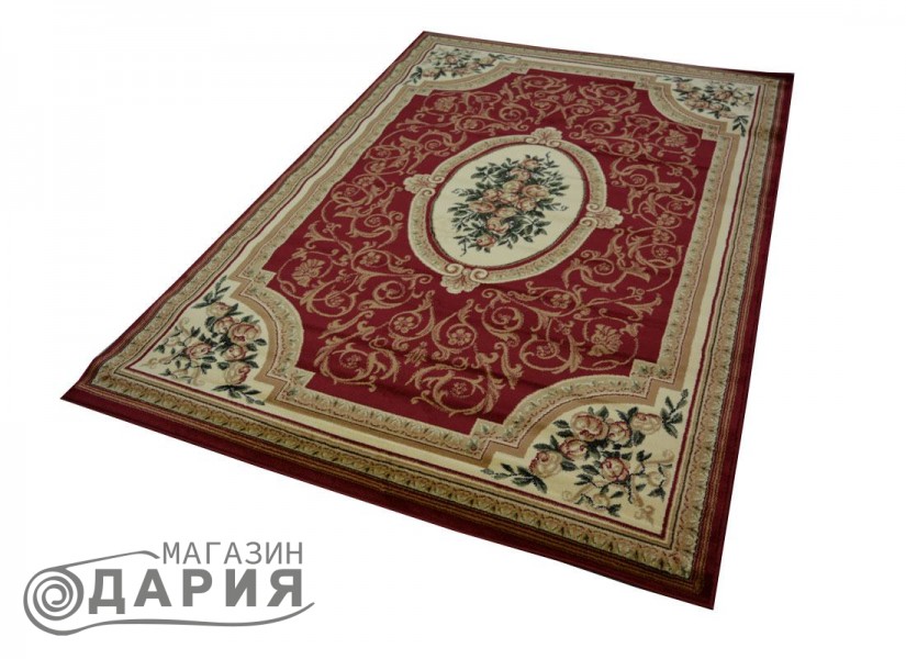 Тъкан персийски килим Blue stones 5261_red