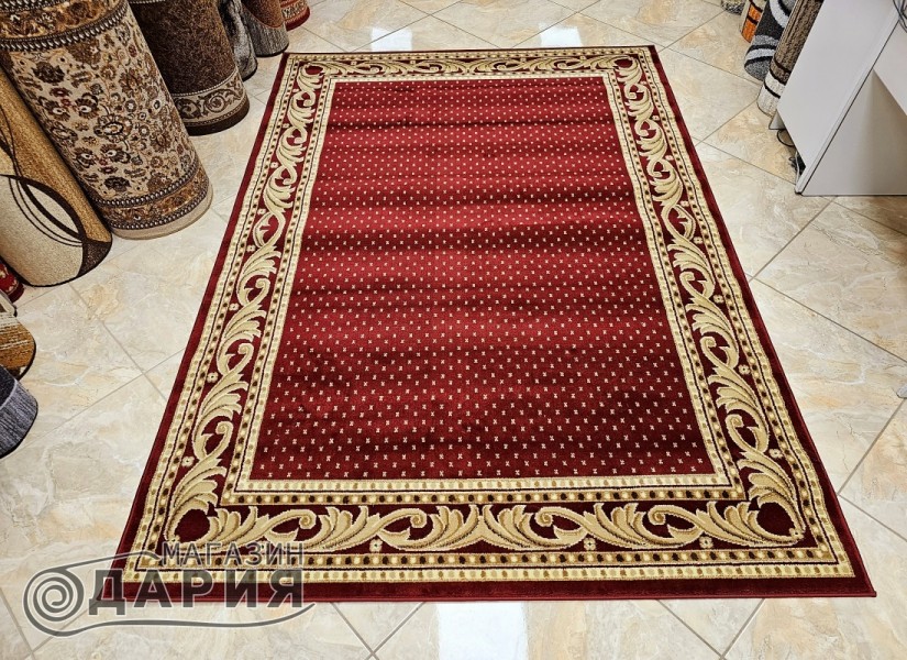 Тъкан персийски килим Blue stones 6181_red