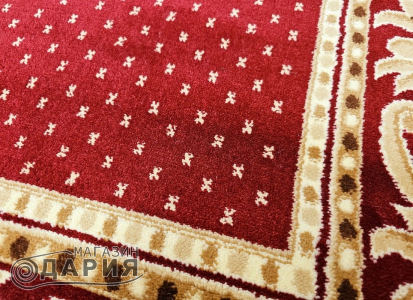 Тъкан персийски килим Blue stones 6181_red