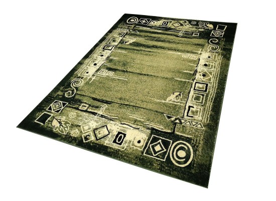 Тъкан персийски килим Blue stones 9922 green
