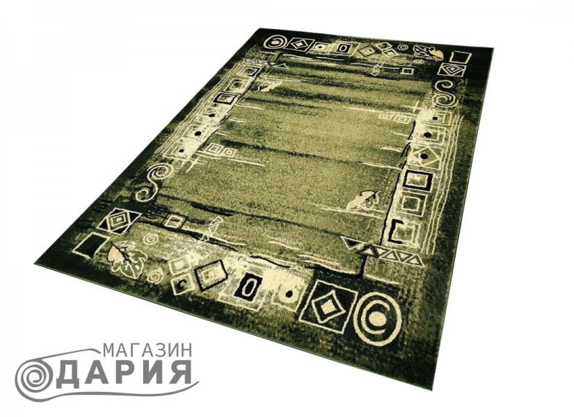 Тъкан персийски килим Blue stones 9922 green