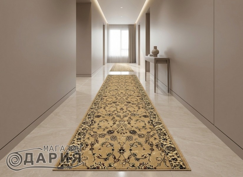 Тъкана персийска пътека Blue stones 2723 beige
