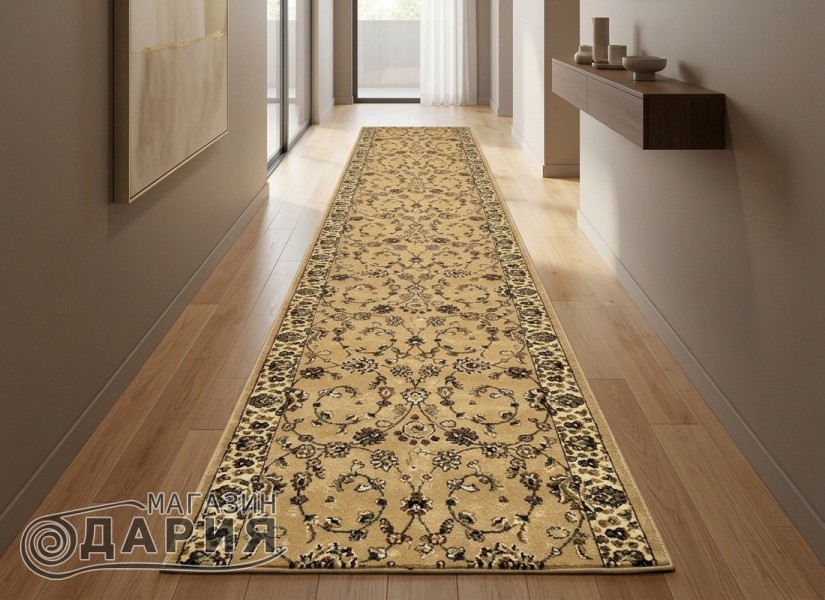 Тъкана персийска пътека Blue stones 2723 beige