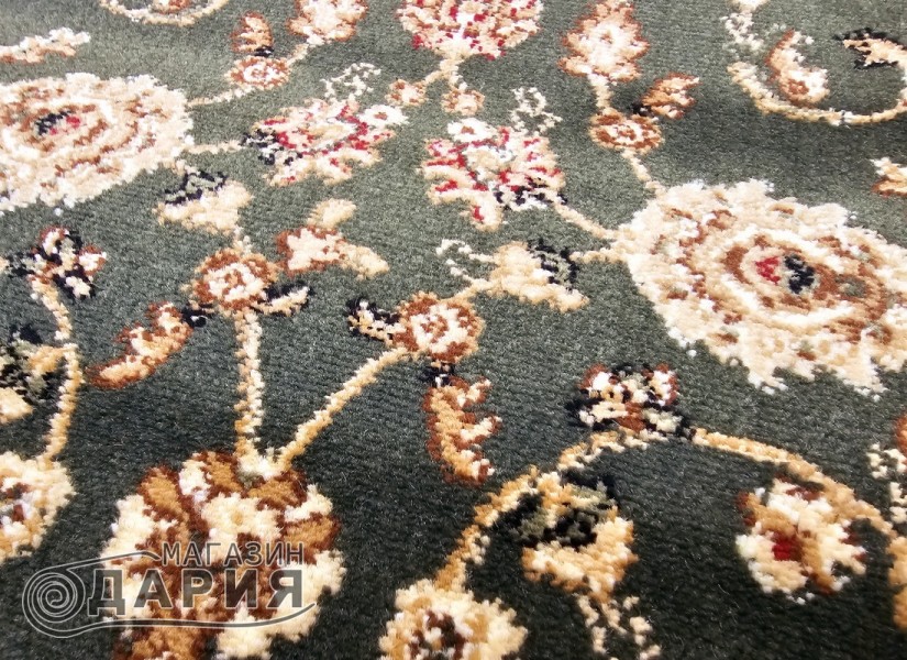 Тъкана персийска пътека Blue stones 2723_green