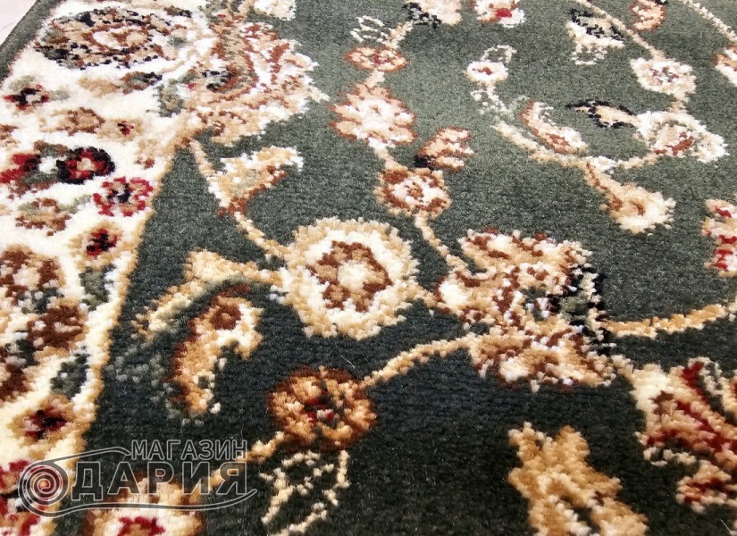 Тъкана персийска пътека Blue stones 2723_green