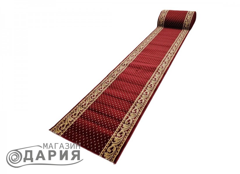 Тъкана персийска пътека Blue stones 6181_red