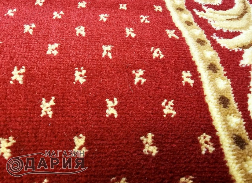Тъкана персийска пътека Blue stones 6181_red