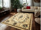 Тъкан персийски килим Blue stones 1798 cream