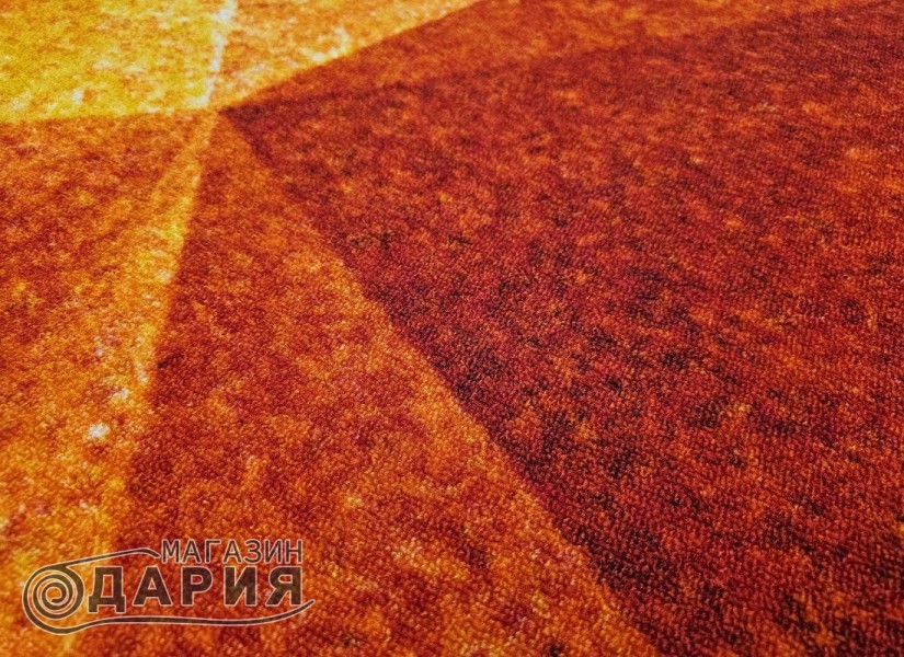 Мокетен килим 86 orange