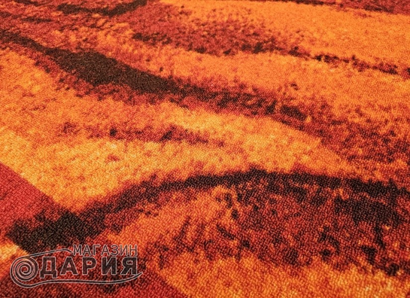 Мокетен килим 89 orange
