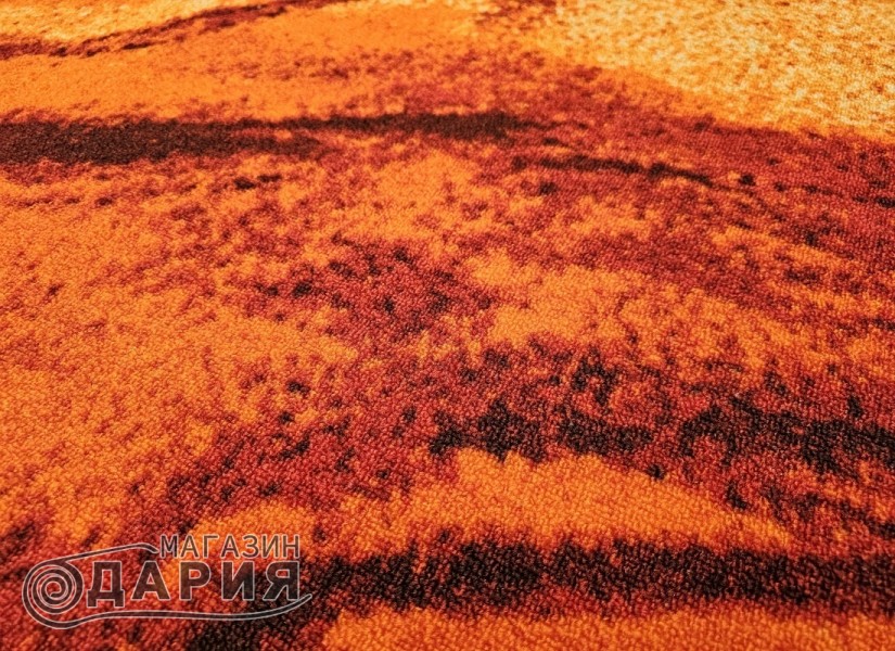 Мокетен килим 89 orange