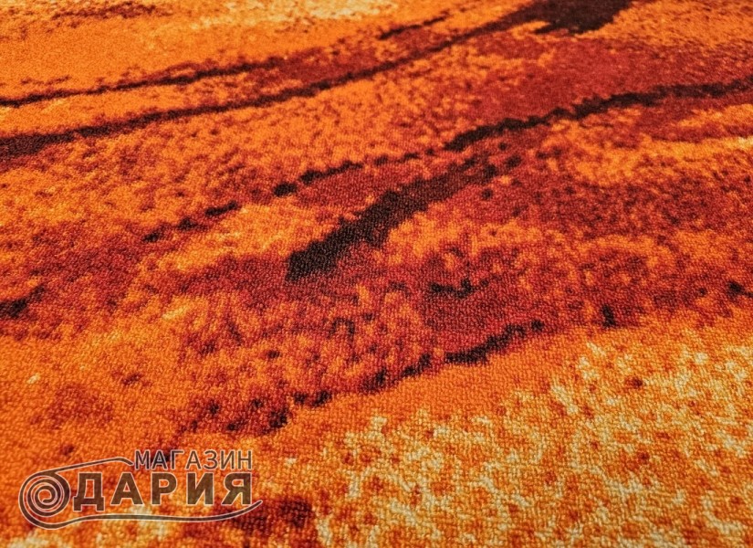 Мокетен килим 89 orange