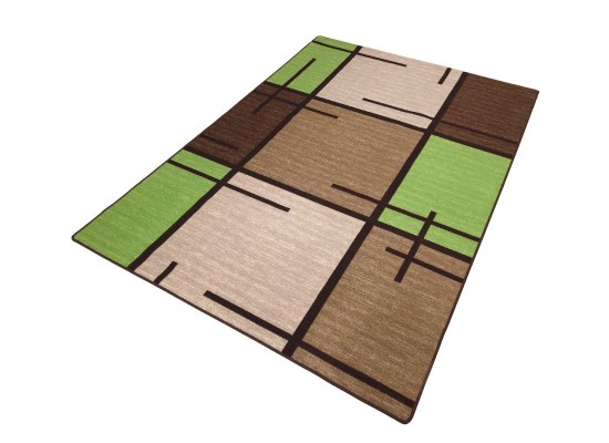 Мокетен килим ERIKA 8010 beige/green