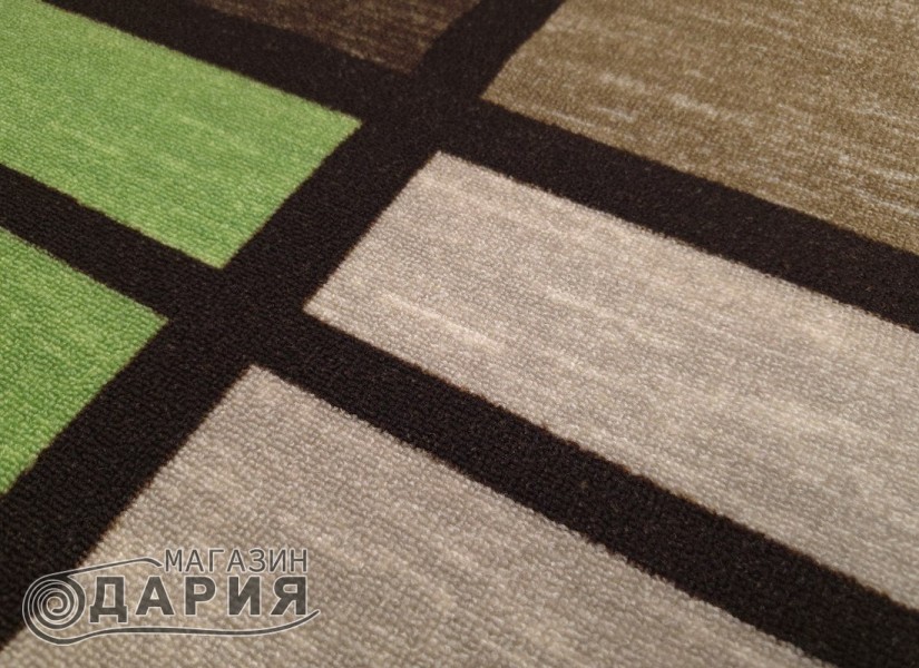 Мокетен килим ERIKA 8010 beige/green