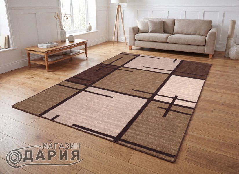 Мокетен килим ERIKA 8010 brown