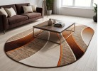 Мокетен килим ERIKA 8012 beige/orange елипса
