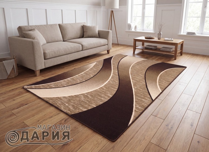 Мокетен килим ERIKA 8012 brown