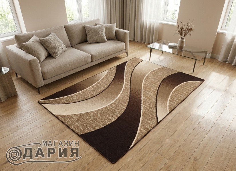 Мокетен килим ERIKA 8012 brown