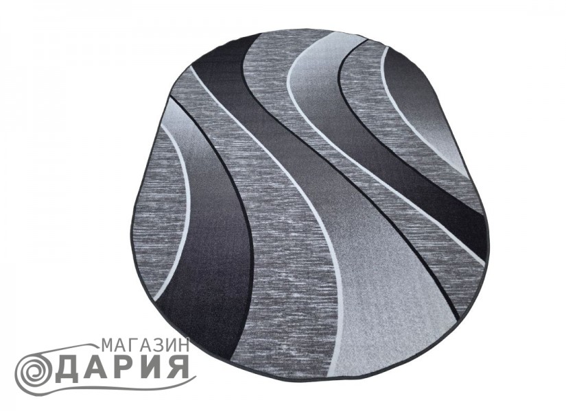 Мокетен килим ERIKA 8012 grey елипса