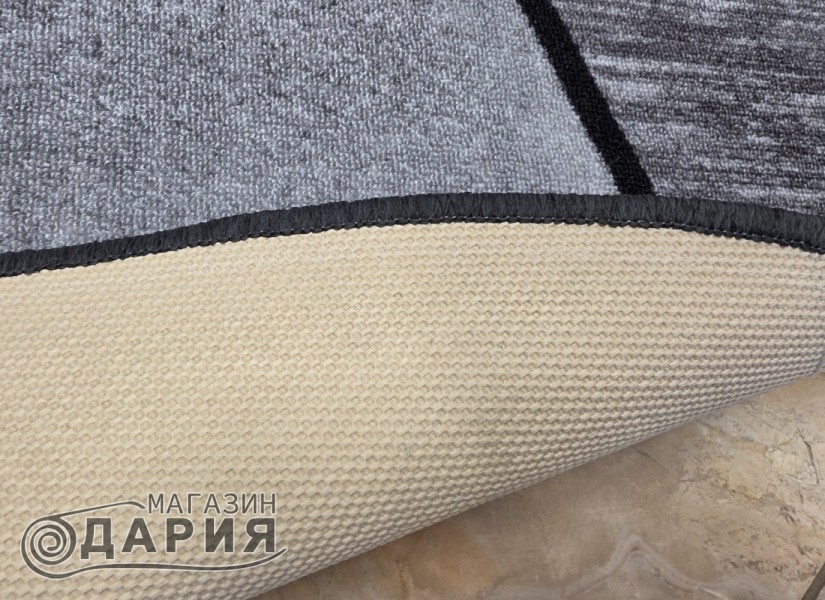 Мокетен килим ERIKA 8012 grey елипса