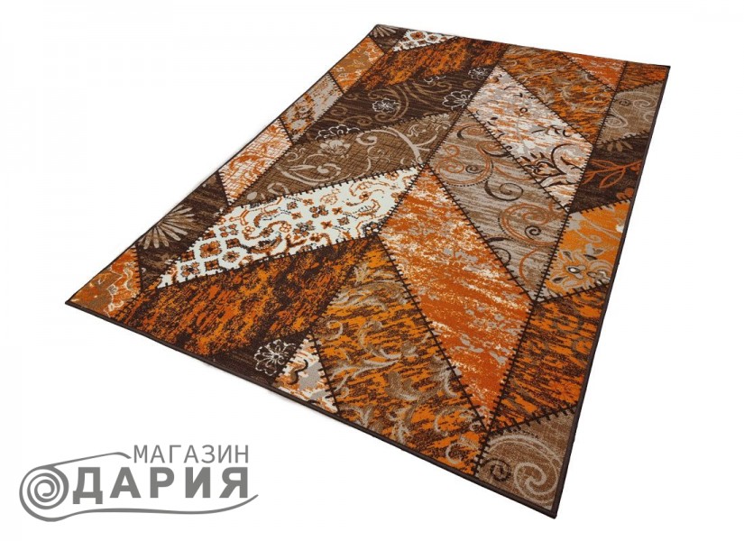Мокетен килим ERIKA 8029 orange