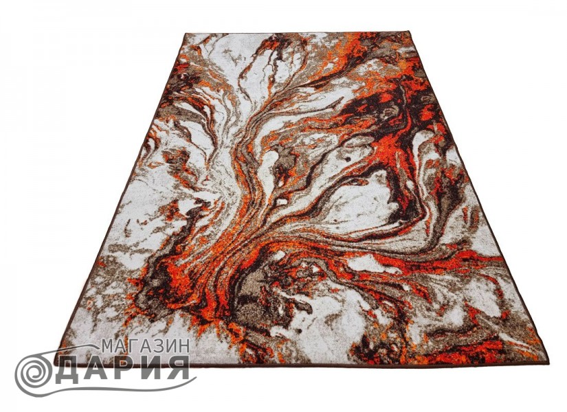 Мокетен килим ERIKA 8033 beige/orange