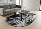 Мокетен килим ERIKA 8033 grey елипса