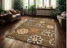 Мокетен килим ERIKA 8042 brown