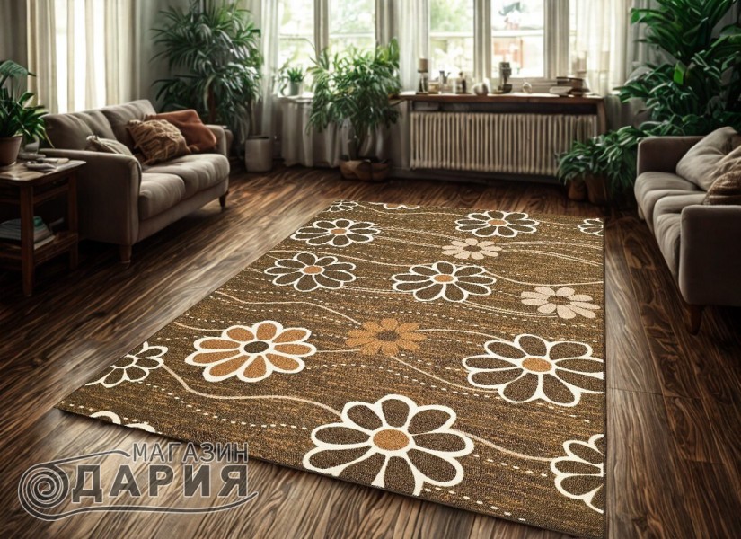 Мокетен килим ERIKA 8042 brown