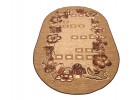 Мокетен килим ERIKA 8043 beige ЕЛИПСА
