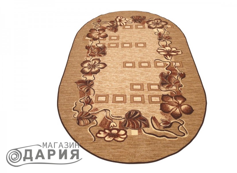 Мокетен килим ERIKA 8043 beige ЕЛИПСА