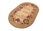 Мокетен килим ERIKA 8043 beige ЕЛИПСА