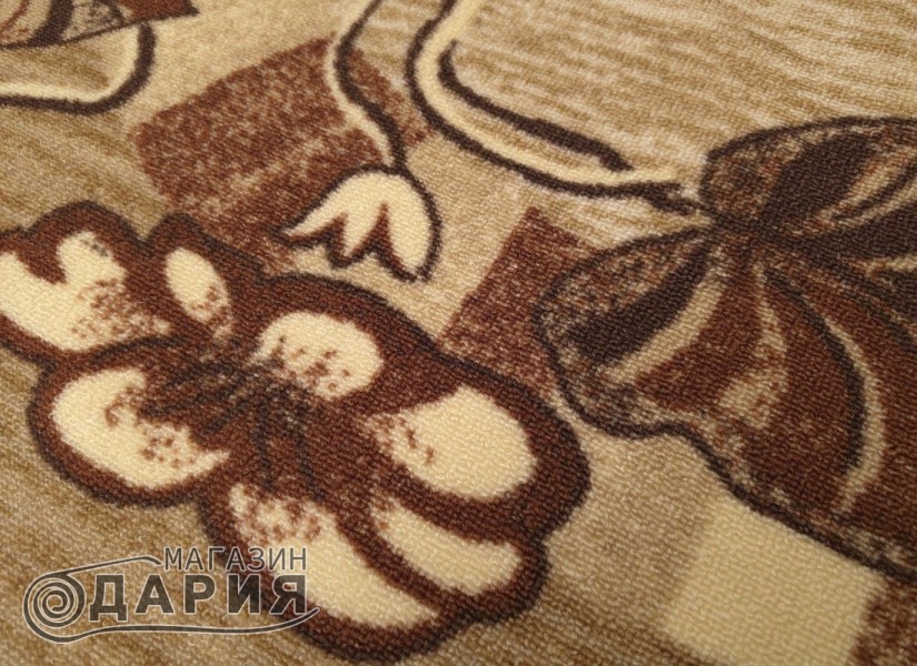 Мокетен килим ERIKA 8043 beige КРЪГ