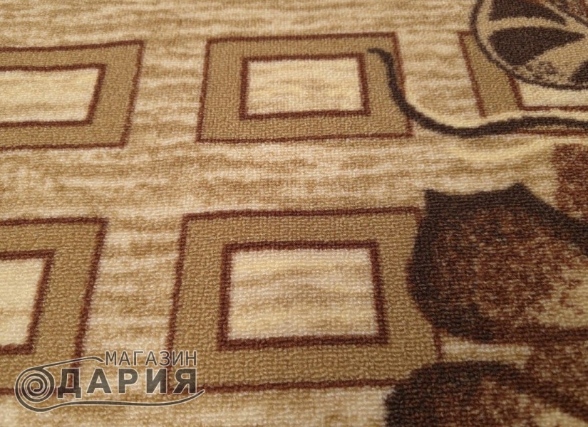 Мокетен килим ERIKA 8043 beige КРЪГ